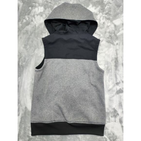 Burton DryRide Starr Vest Insulated Hooded Zip Up Vest Size L Gray Black Winter - Picture 3 of 9